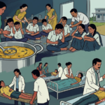 चंद्रपूरच्या जिवती तालुक्यातील आश्रमशाळेतील विद्यार्थ्यांना जेवणातून त्रास झाल्यानंतर रुग्णालयात उपचारासाठी दाखल करण्यात आले.