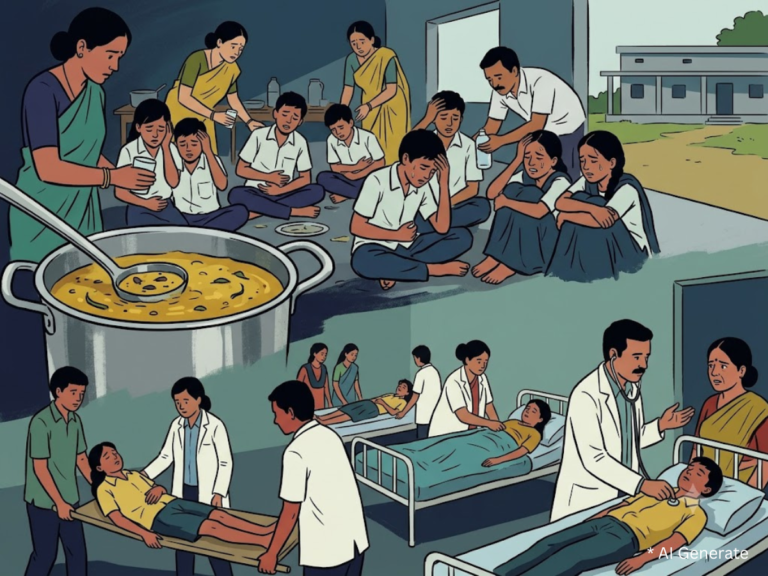 आश्रमशाळेतील जेवणात पाल आढळल्याची तक्रार; ३१ विद्यार्थ्यांना त्रास, रुग्णालयात दाखल