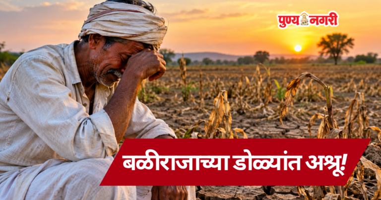 Maharashtra Drought : बळीराजाच्या डोळ्यांत अश्रू!