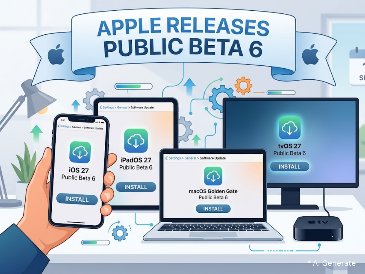 Apple iOS 27 Beta Update: iPadOS 27 आणि tvOS 27 चे सहावे Public Beta जारी