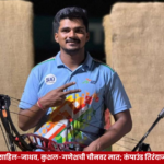 Indian men's compound archery team Sahil Jadhav, Kushal Dalal and Ganesh Mani Ratnam celebrating gold at Asian Games 2026