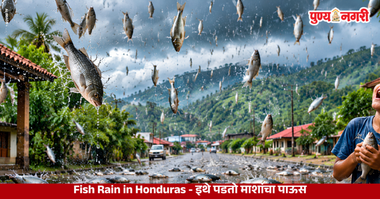 Fish Rain in Honduras showing fish falling from the sky in Yoro