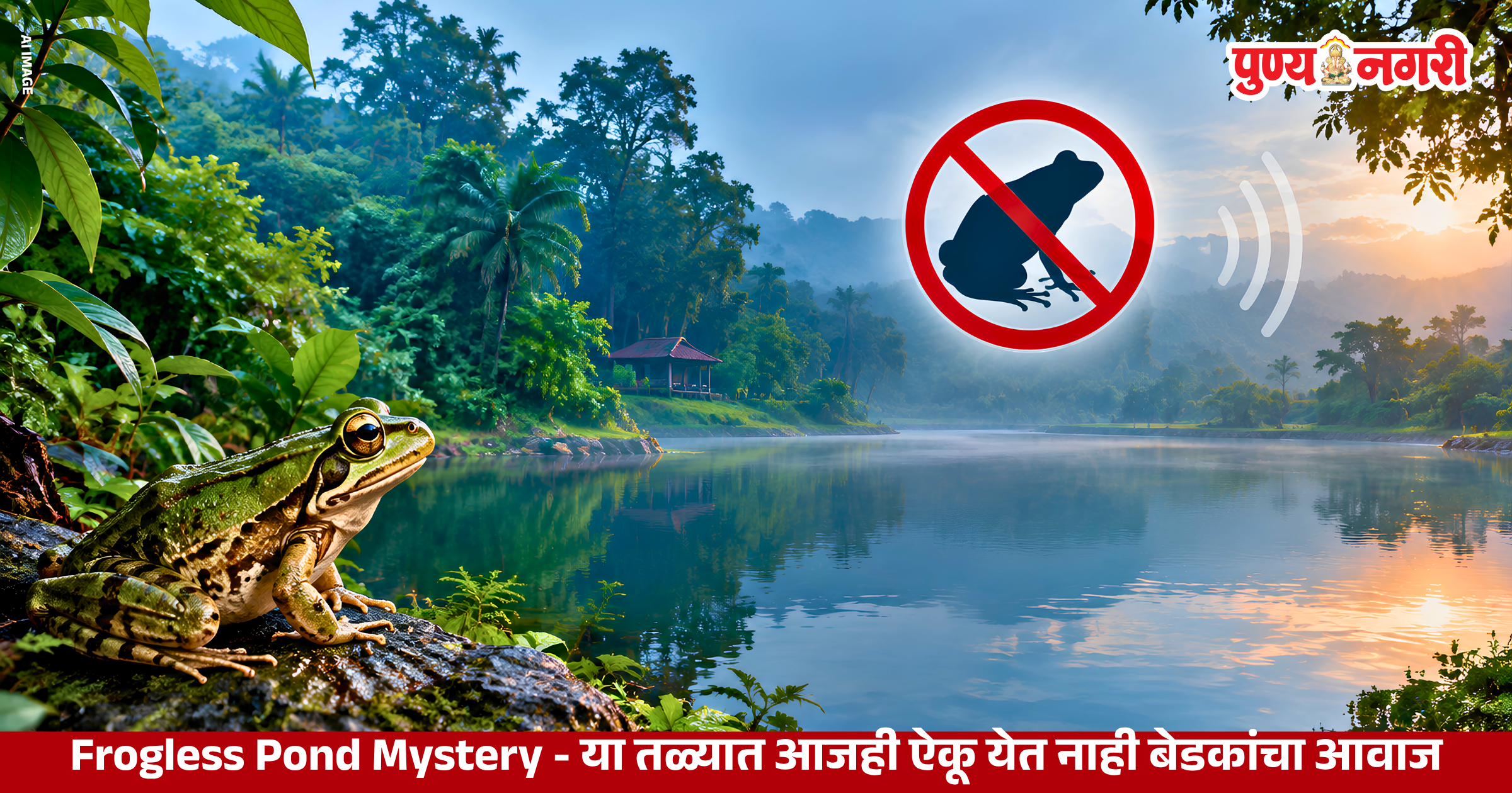 frogless-pond-mystery-frog-sound या तळ्यात आजही ऐकू येत नाही बेडकांचा आवाज