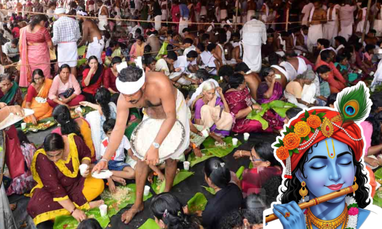 अरनमुला पार्थसारथी मंदिरात उद्या अष्टमी रोहिणी वल्लसद्या; सुमारे 50 हजार भाविकांसाठी महाप्रसादाची तयारी