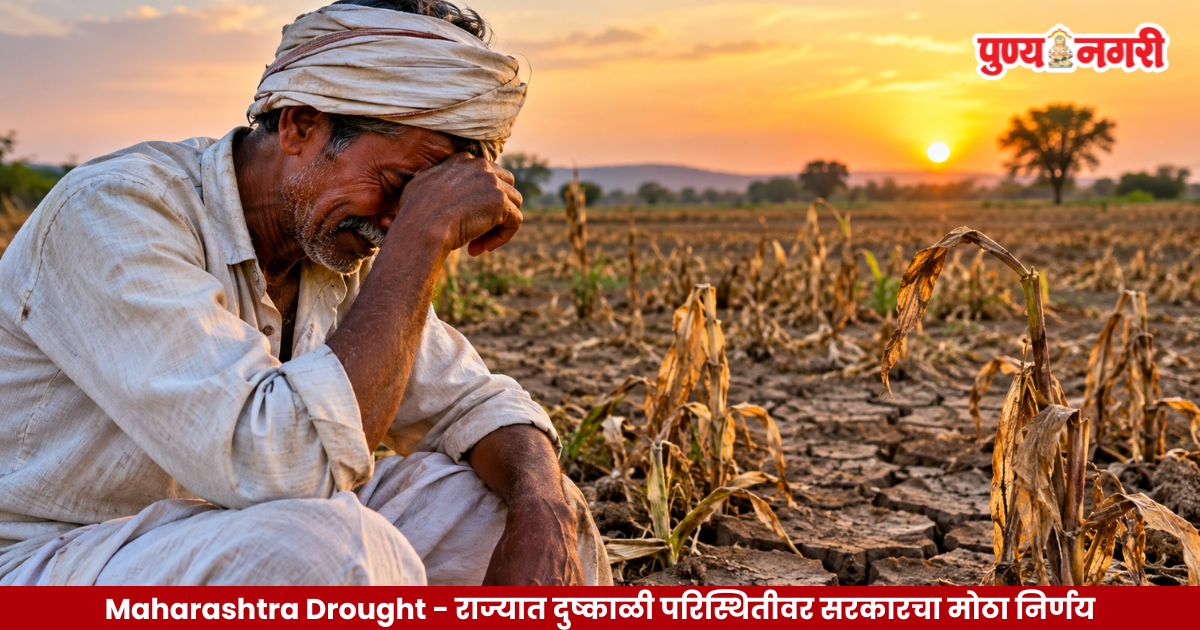 Maharashtra Drought : राज्यात दुष्काळी परिस्थितीवर सरकारचा मोठा निर्णय