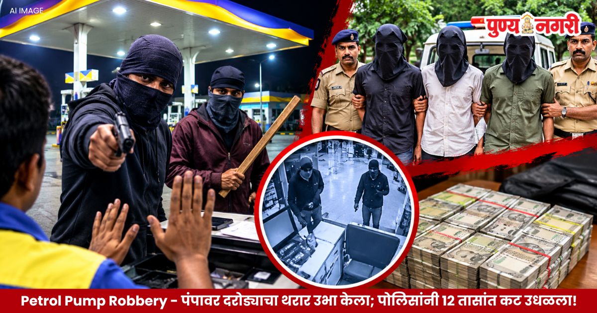 Gangapur Petrol Pump Robbery case exposed by police within 12 hours