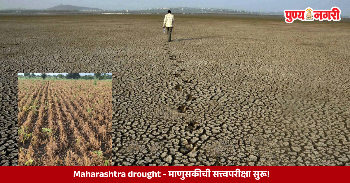 Drought affected farmers and rural families struggling with water scarcity and crop losses in Maharashtra