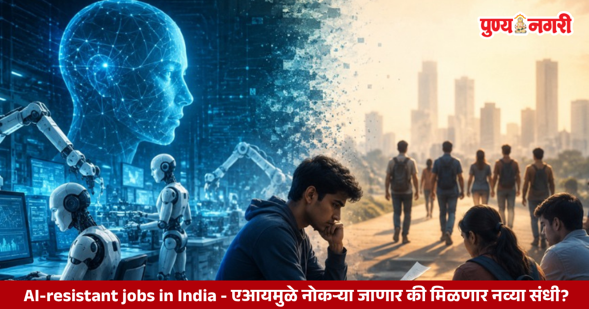 Indian artisans, chefs, and tourism professionals representing jobs that rely on human skills in the age of AI.