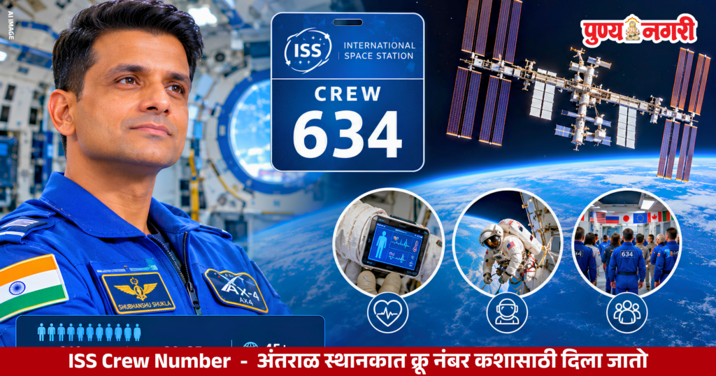 Shubhanshu Shukla and ISS crew number 634 used for astronaut identification