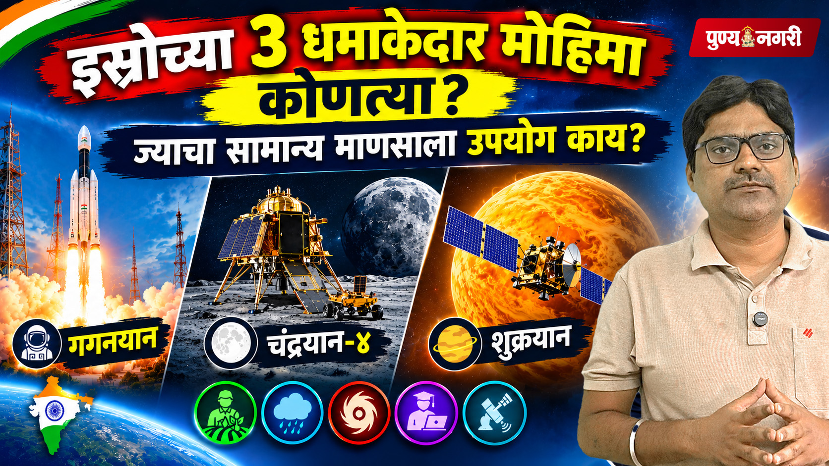 Isro Gaganyaan Chandrayaan 4 Shukrayaan Missions