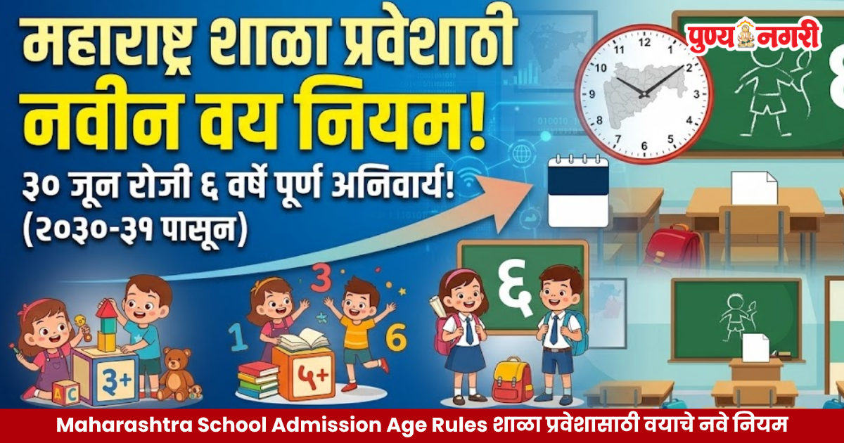 Maharashtra School Admission Age Rules