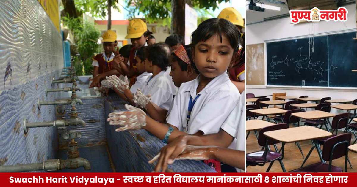 स्वच्छ व हरित विद्यालय मानांकनासाठी आठ शाळांची निवड होणार