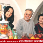 Young Chinese adults using life stand-in services to outsource daily chores, meal preparation, restaurant queues, and elderly parent care.