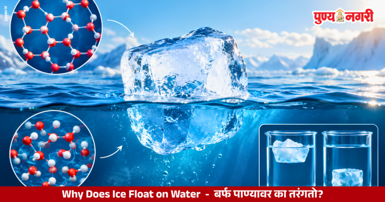 Why Does Ice Float on Water : बर्फ पाण्यावर का तरंगतो?