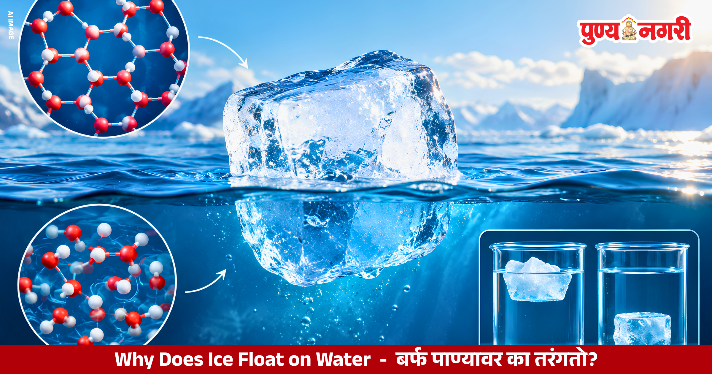 Why Does Ice Float on Water