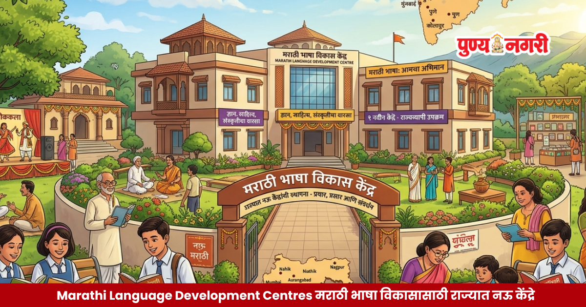 Uday Samant announces nine Marathi language development centres at an event at Dr Babasaheb Ambedkar Marathwada University in Chhatrapati Sambhajinagar.
