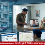 Cyber police investigating a digital arrest scam involving an elderly woman in Delhi and financial fraud traced to Chhatrapati Sambhajinagar.