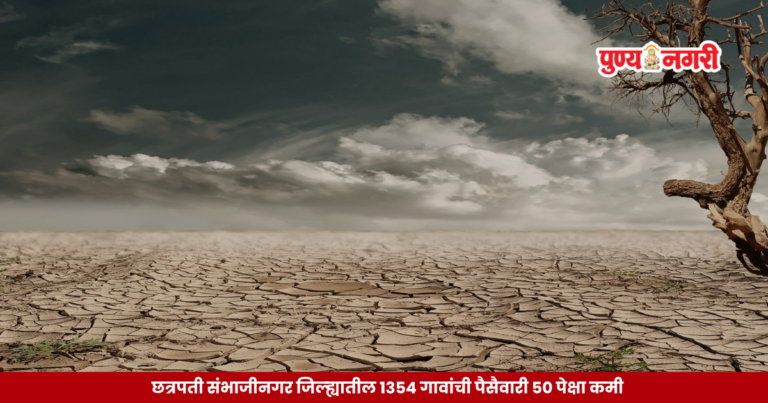 Chhatrapati Sambhajinagar Kharif Paisewari 2026 छत्रपती संभाजीनगर जिल्ह्यातील 1354 गावांची पैसैवारी 50 पेक्षा कमी