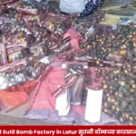 Police raid an alleged illegal sutli bomb manufacturing unit in a farm shed at Mamdapur village in Latur district.