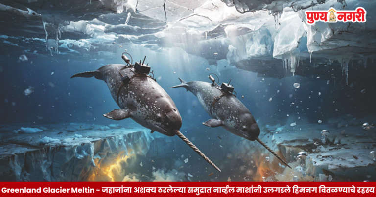 Greenland Glacier Melting – जहाजांना अशक्य ठरलेल्या समुद्रात नार्व्हल माशांनी उलगडले हिमनग वितळण्याचे रहस्य