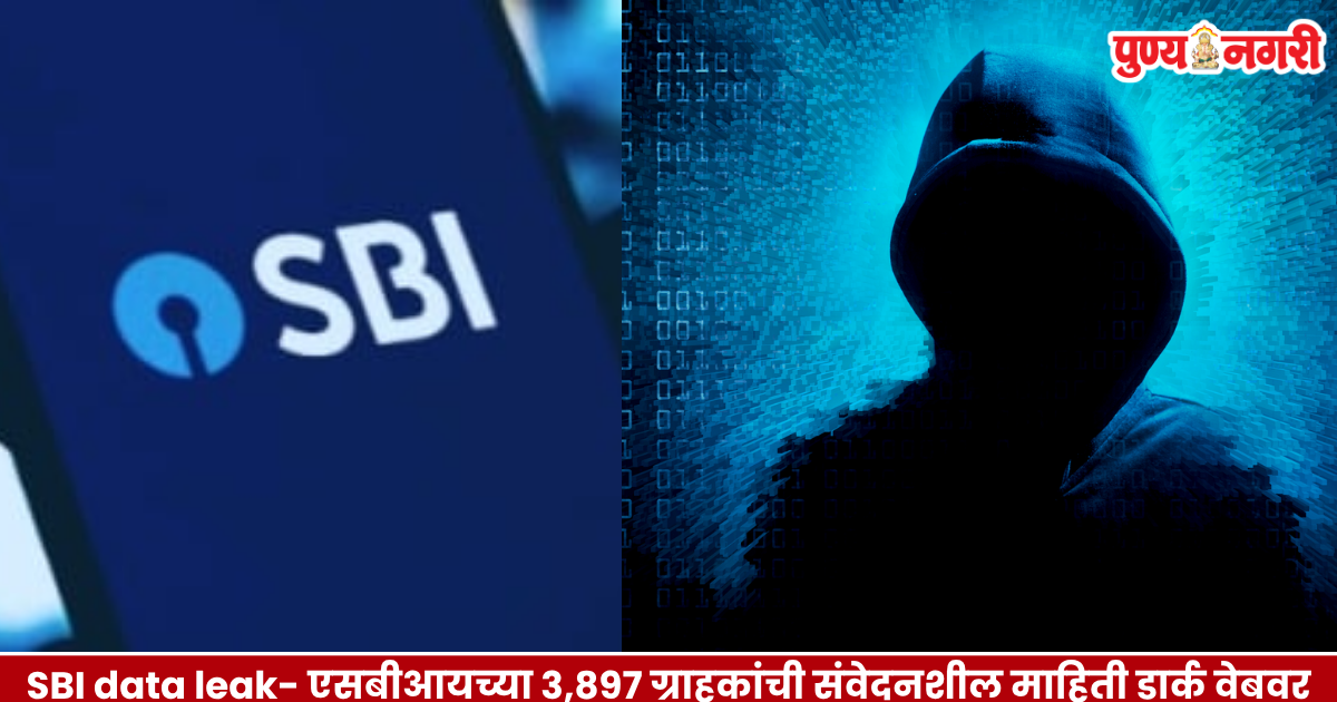SBI data leak investigation into sensitive personal information of 3,897 customers allegedly exposed on the dark web.